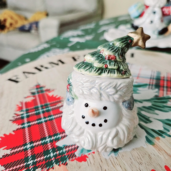 Vintage Kaldun & Bogle Snowman Children's Tea Set - Picture 5 of 6